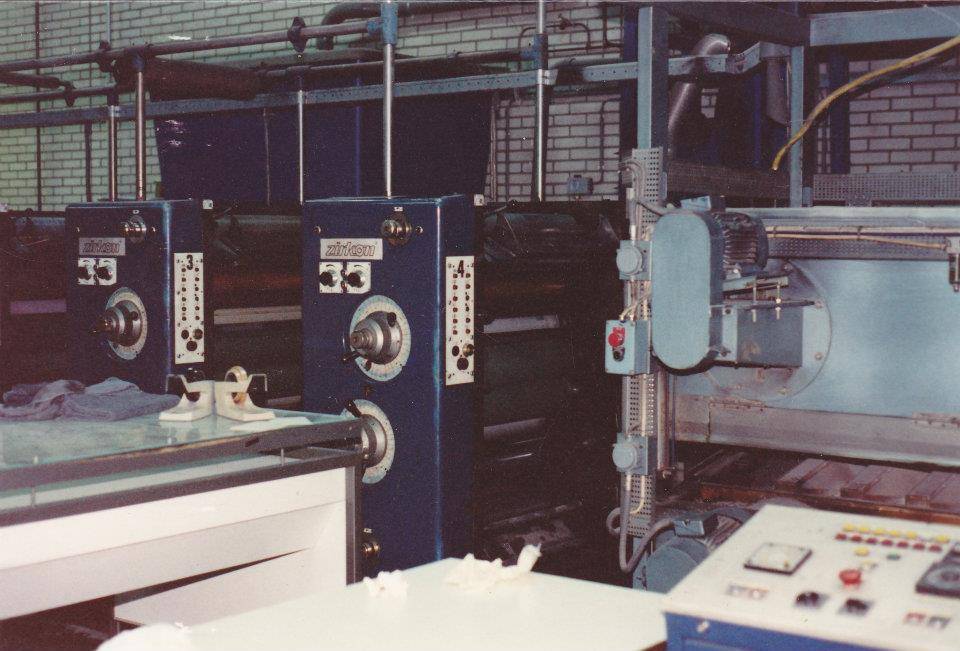 Nuestra primera rotativa offset, la Zirkon 66 de 8 páginas.