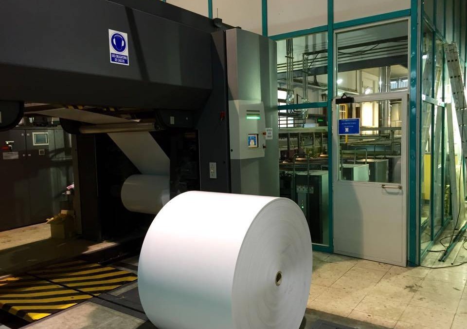 Desbobinador totalmente automatizado.