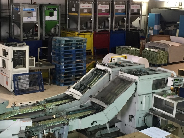 Impresión mediante doble producción.