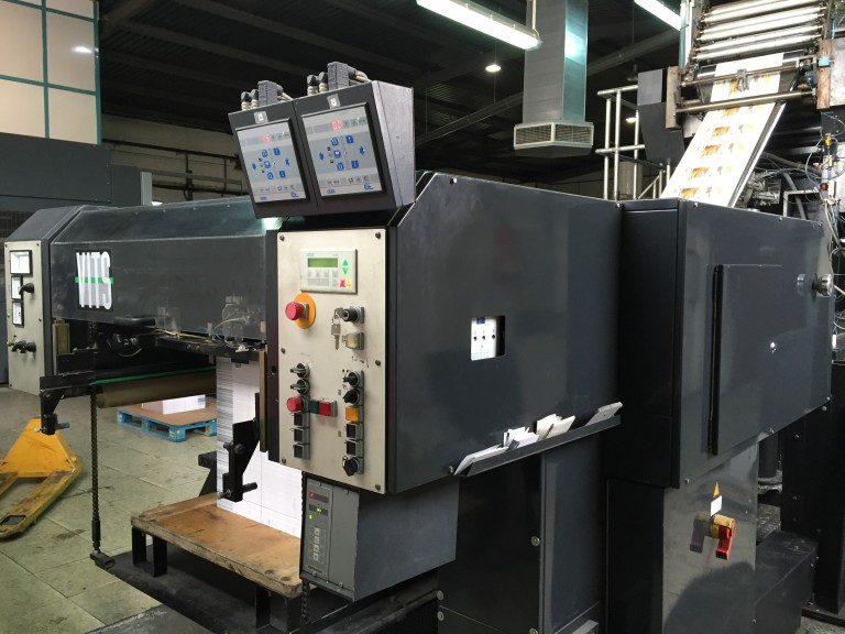 Resmadora Vits Rotocut S, similar a las máquinas de pliego.